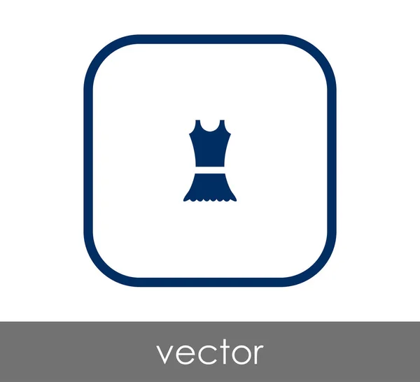 Vektoros Illusztráció Design Ruha Ikon — Stock Vector
