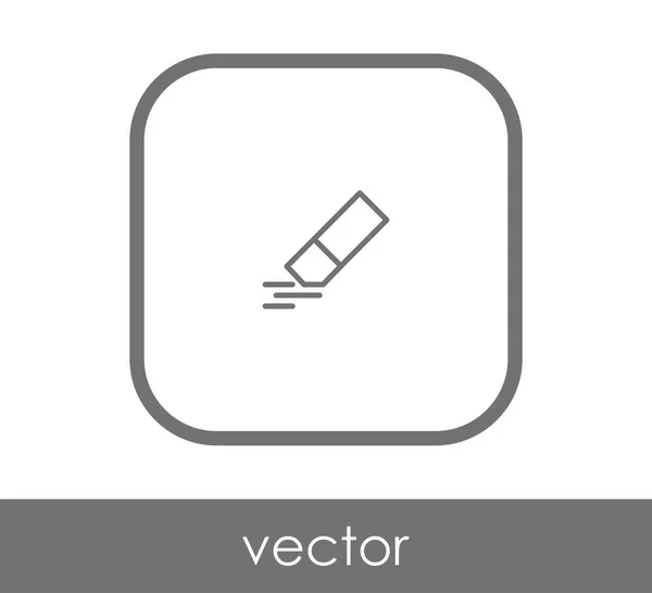 Eraser icon — Stock Vector