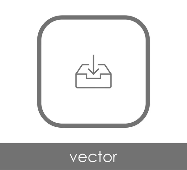 Векторная иллюстрация иконки архива — стоковый вектор