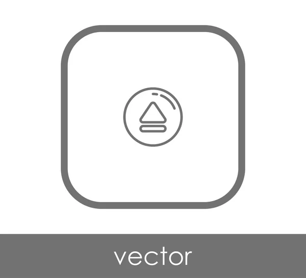 Eject icon — Stock Vector
