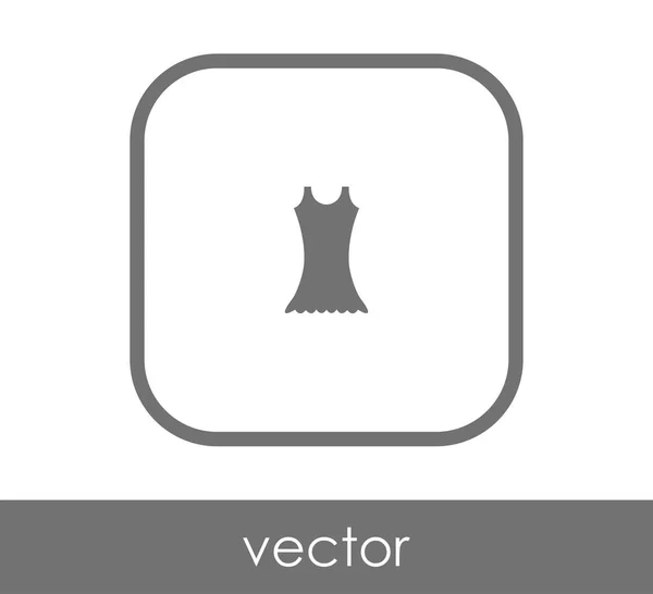 Design Ilustração Vetorial Ícone Vestido — Vetor de Stock