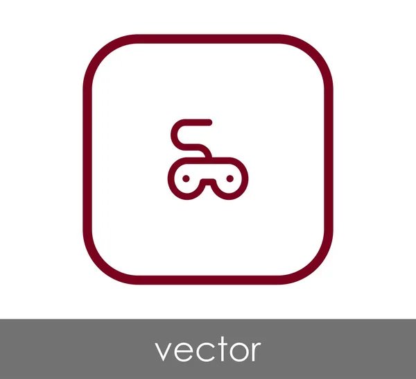 Плоская икона джойстика — стоковый вектор