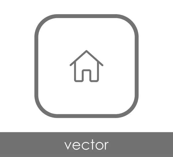 Ícone web Home — Vetor de Stock