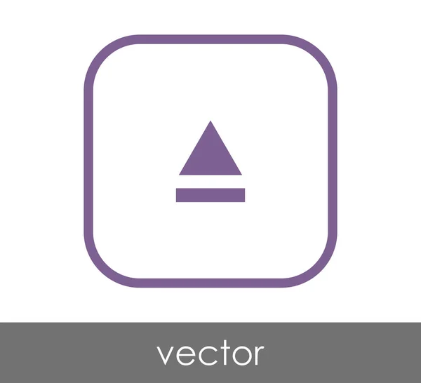 Icono de expulsión — Vector de stock