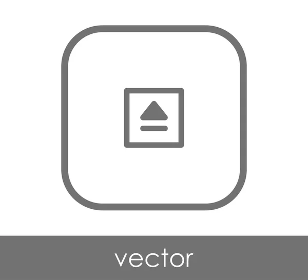 Icono de expulsión — Vector de stock