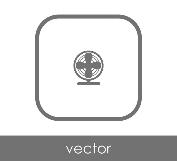 Fan Ikona Symbol Ilustracji Wektorowych — Wektor stockowy