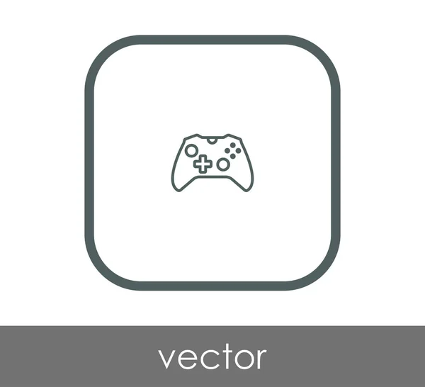 Gaming joystick icon — Stock Vector