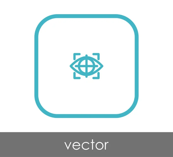 Szem Ikon Szimbólum Illusztráció Vektor — Stock Vector