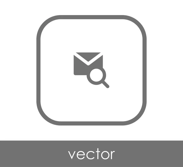 Icono de correo electrónico de búsqueda — Archivo Imágenes Vectoriales