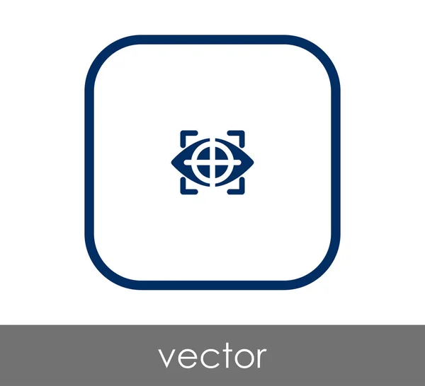 Augensymbol Symbol Vektorillustration — Stockvektor