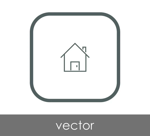 Inicio icono web — Vector de stock