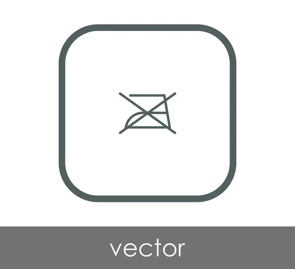 Design of iron icon — Stock Vector