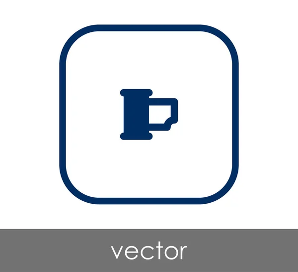 Icono web de película — Vector de stock