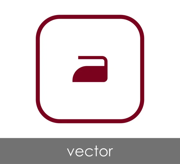 Diseño de icono de hierro — Vector de stock