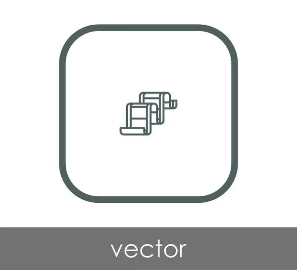 Icono web de película — Vector de stock