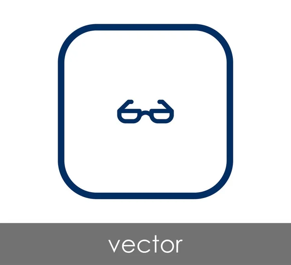 Brille Icon Vektor Illustration — Stockvektor