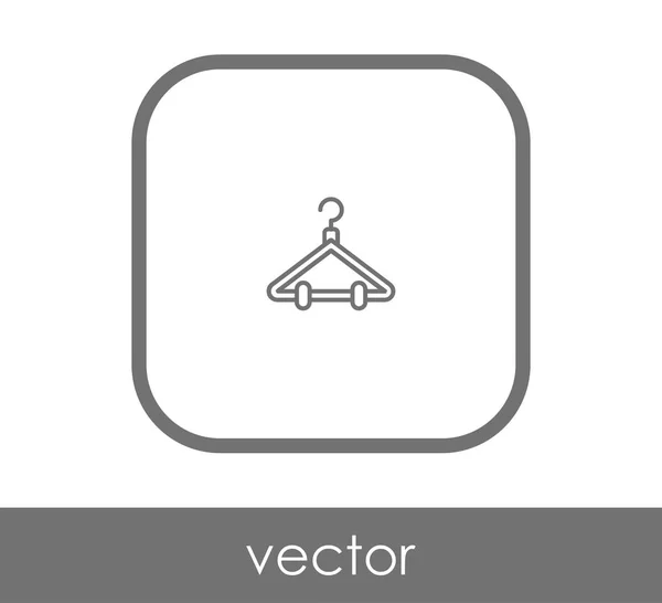 Значок вешалки — стоковый вектор