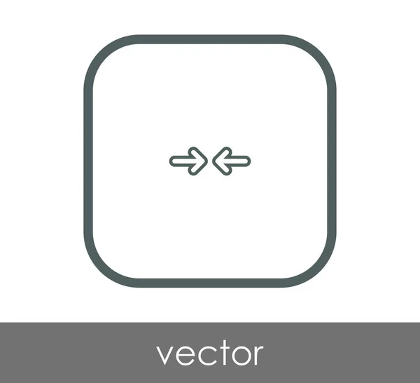 Fit pijlpictogram — Stockvector