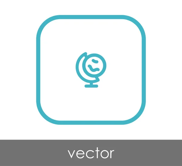 Vektor Illustration Design Des Globus Symbols — Stockvektor