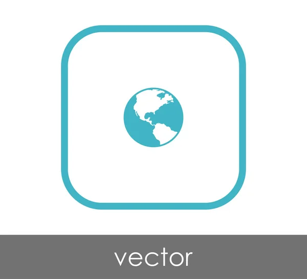 Vektor Illustration Design Des Globus Symbols — Stockvektor