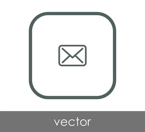 Ícone Envelope Para Web Design Aplicações — Vetor de Stock