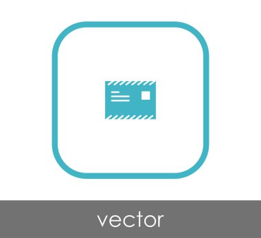 web tasarım ve uygulamalar için zarf simgesi