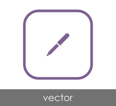 Bırakıcı simgesi vektör illüstrasyonu