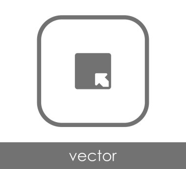 simgesini, genişletin işareti, vektör çizim 