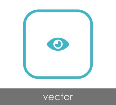 göz simgesini, sembol, vektör çizim