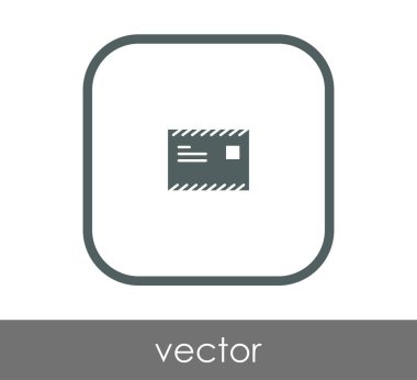 web tasarım ve uygulamalar için zarf simgesi