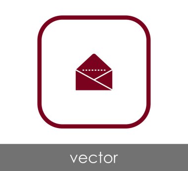 web tasarım ve uygulamalar için zarf simgesi