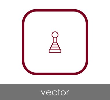 vektör çizim tasarım vites kutusu simgesi