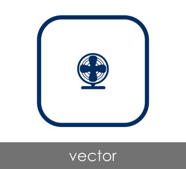 fan simge, sembol, vektör çizim 