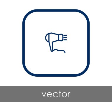 saç kurutma makinesi simgesini