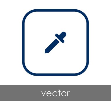 Bırakıcı simgesi vektör illüstrasyonu