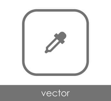 Bırakıcı simgesi vektör illüstrasyonu