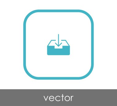 vektör çizim tasarım Arşiv simgesinin