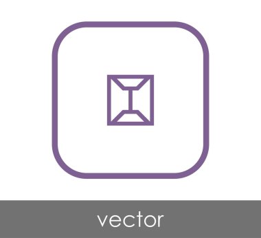 web tasarım ve uygulamalar için zarf simgesi