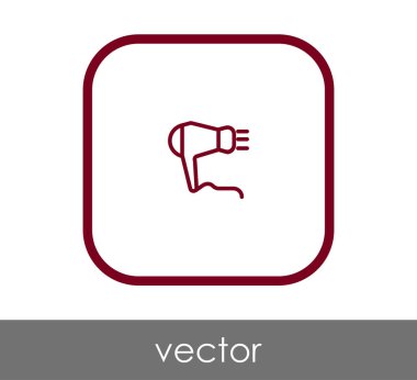 saç kurutma makinesi simgesini