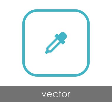 Bırakıcı simgesi vektör illüstrasyonu