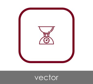 Gıda ölçek simgesi 