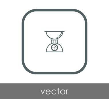 Gıda ölçek simgesi 