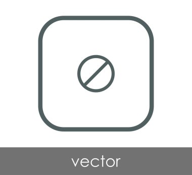 Yasak işareti simgesi