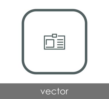 kimlik kartı simgesi