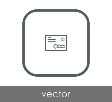 web tasarım ve uygulamalar için zarf simgesi