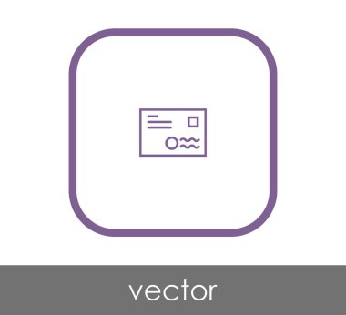 web tasarım ve uygulamalar için zarf simgesi