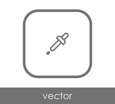 Bırakıcı simgesi vektör illüstrasyonu