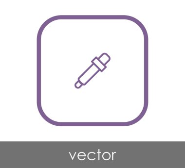 Bırakıcı simgesi vektör illüstrasyonu