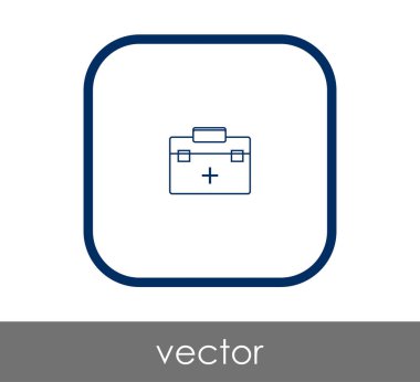 İlk yardım çantası simgesi