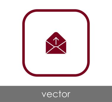 web tasarım ve uygulamalar için zarf simgesi